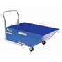 Vestil Steel Low Profile Parts Hopper 1/3 Cubic Yd 2000 Lb Cap, Blue