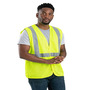 Berne HVV042 Hi Vis Class 2 Economy Mesh Vest, M/L, Regular, Yellow