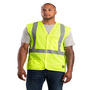 Berne HVV045 Hi Vis Class 2 Easy-Off Vest, M, Regular, Yellow