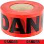 Harris BT-49 EC Red Barricade Tape "DANGER", 3 Mil, 3" x 1000'