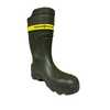 Heartland Footwear 83021 EVAIR PVC Safety Boots, Green, Composite Toe