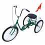 Vestil Standard Industrial Bicycle 250 Lb. Cap, Green