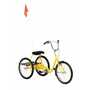 Vestil Industrial Bicycle 350 Lb. Cap, Yellow