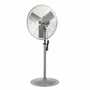 Vestil Steel Oscillating Pedestal Circulatory Fan 94-3/4 in, Silver