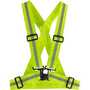 Ironwear 1915-L Reflective Lime Suspender, Adjustable Sides and Snap Buckle