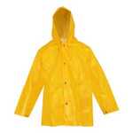 Ironwear 9420 Yellow Rain Jacket With Hood, Nylon / Polyurethane