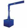 Vestil JIB-CB-100-8-10 8 Ft Port. Jib Crane Empty Base 1k
