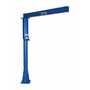 Vestil Steel Floor Mounted Jib 80 In. I-Beam 600 Lb. Cap, Blue