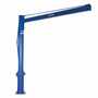 Vestil Steel Multi Station Jib Crane 120 In. I-Beam 1000 Lb. Cap, Blue