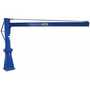 Vestil Steel Multi Station Jib Crane 120 In. I-Beam 1000 Lb. Cap, Blue