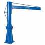 Vestil Steel Multi Station Jib Crane 72 In. I-Beam 1000 Lb. Cap, Blue