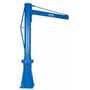 Vestil Steel Multi Station Jib Crane 72 In. I-Beam 1000 Lb. Cap, Blue