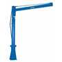 Vestil Steel Multi Station Jib Crane 96 In. I-Beam 1000 Lb. Cap, Blue