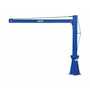 Vestil Steel Multi Station Jib Crane 96 In. I-Beam 1000 Lb. Cap, Blue