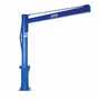 Vestil Steel Multi Station Jib Crane 96 In. I-Beam 1000 Lb. Cap, Blue