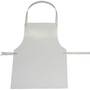 J and J Products HAM1824 White Belly Guard Boning Apron 18" x 24"