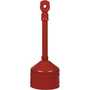 Justrite 26810R Heavy-Duty 2.5-Gallon Red Cigarette Receptacle