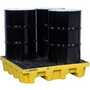 Justrite 28634 EcoPolyBlend Square Plastic Pallet Without Drain