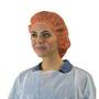 Disposable Orange Bouffant Cap