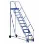Vestil LAD-11-21-G-EZ 11 G Step 50° 21" Warehouse Ladder