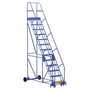 Vestil LAD-13-14-G 13 G Step 58° 14" Warehouse Ladder