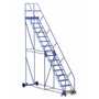 Vestil LAD-16-21-P-EZ 16 P Step 50° 21" Warehouse Ladder