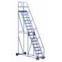 Vestil LAD-16-21-P 16 P Step 58° 21" Warehouse Ladder