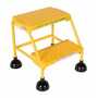 Vestil LAD-2-Y-P 2 P Step Spring Loaded Ladder YL