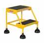Vestil LAD-2-Y 2 Step Spring Loaded Ladder Yellow