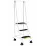 Vestil LAD-3-W 3 Step Spring Loaded Ladder White