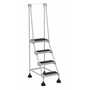 Vestil LAD-4-W 4 Step Spring Loaded Ladder White