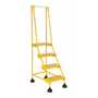 Vestil LAD-4-Y-P 4 P Step Spring Loaded Ladder YL