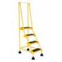 Vestil LAD-4-Y 4 Step Spring Loaded Ladder Yellow