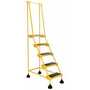Vestil LAD-5-Y 5 Step Spring Loaded Ladder Yellow