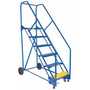 Vestil LAD-6-14-P-EZ 14" 50° 6 P Step Warehouse Ladder