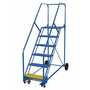 Vestil LAD-6-21-P-EZ 21" 50° 6 P Step Warehouse Ladder