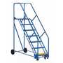 Vestil LAD-7-21-P-EZ 21" 50° 7 P Step Warehouse Ladder