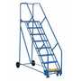 Vestil LAD-8-21-G-EZ 21" 50° 8 G Step Warehouse Ladder