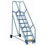 Vestil LAD-8-21-P-EZ 21" 50° 8 P Step Warehouse Ladder