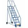 Vestil LAD-9-14-G-EZ 14" 50° 9 G Step Warehouse Ladder