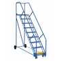 Vestil LAD-9-21-P-EZ 21" 50° 9 P Step Warehouse Ladder