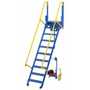Vestil LAD-FM-96-PSO 96" Mezzanine Ladder PSO