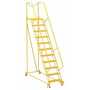 Vestil LAD-MM-11-G-YL 11 Grip Step Maintenance Ladder YL