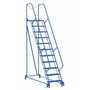 Vestil LAD-MM-11-P 11 Perf Step Maintenance Ladder BL