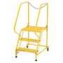 Vestil LAD-MM-3-G-YL 3 Grip Step Maintenance Ladder YL