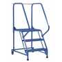 Vestil LAD-MM-3-G 3 Grip Step Maintenance Ladder BL