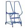 Vestil LAD-MM-3-P 3 Perf Step Maintenance Ladder BL