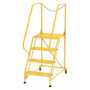 Vestil LAD-MM-4-G-YL 4 Grip Step Maintenance Ladder YL