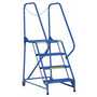 Vestil LAD-MM-4-G 4 Grip Step Maintenance Ladder BL