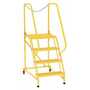 Vestil LAD-MM-4-P-YL 4 Perf Step Maintenance Ladder YL